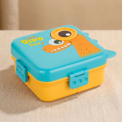 Blue Super Dino 2 Layer Kids Lunch Box