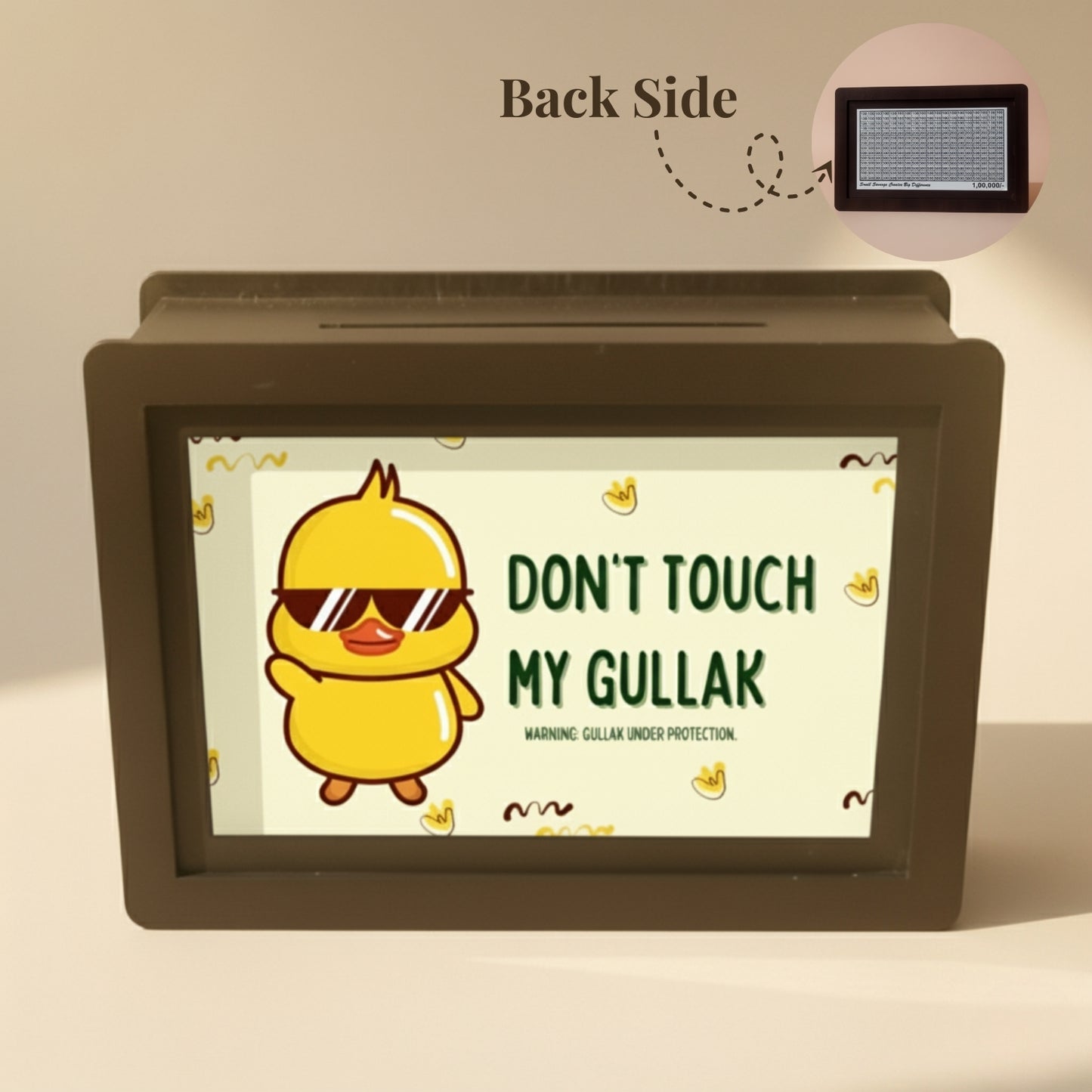 Don’t Touch MY Gullak Printed Piggy Bank