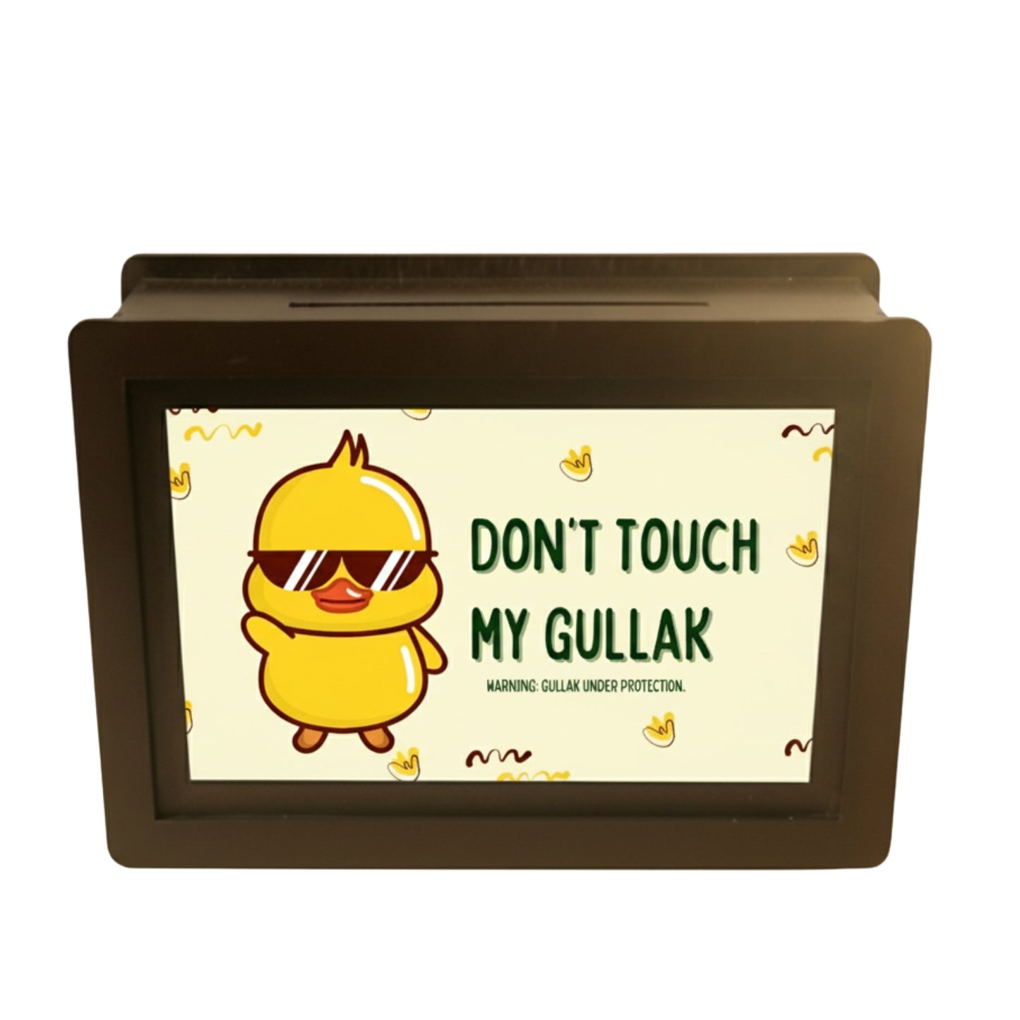 Don’t Touch MY Gullak Printed Piggy Bank