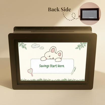 Cute Bunny Gullak Printed Piggy Bank