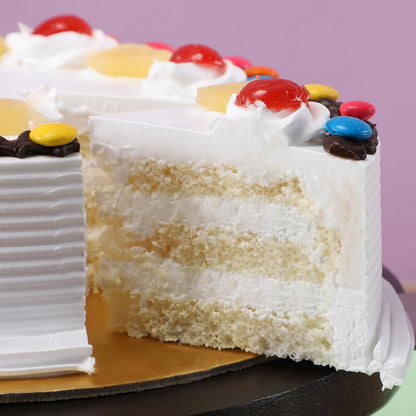 Heart Shaped Pineapple Gems Cake