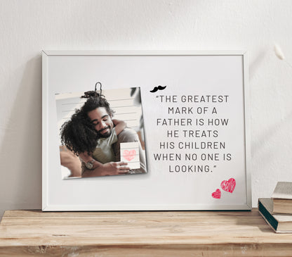 The Greatest Father Photo Frame