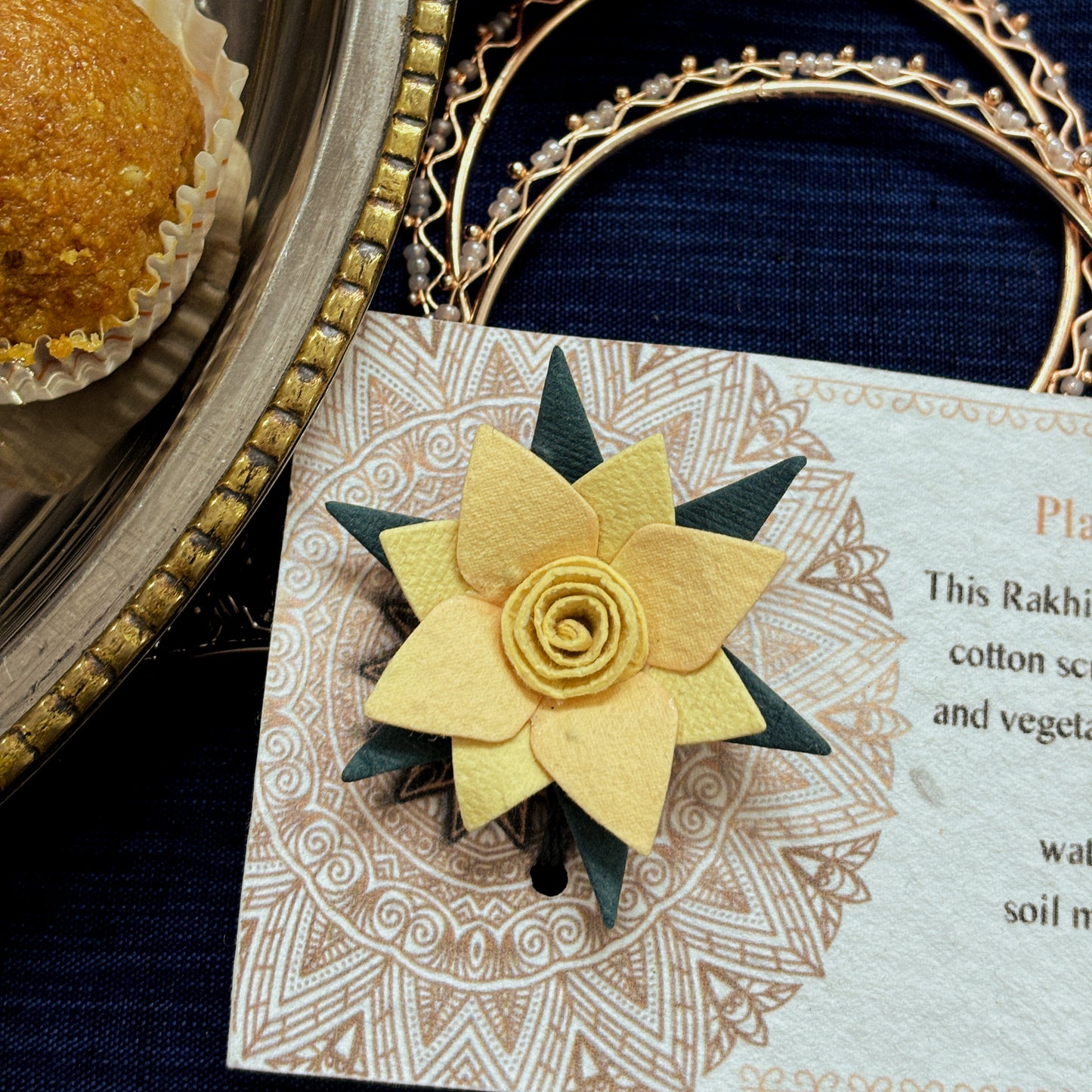 Yellow Jasmine Plantable Rakhi