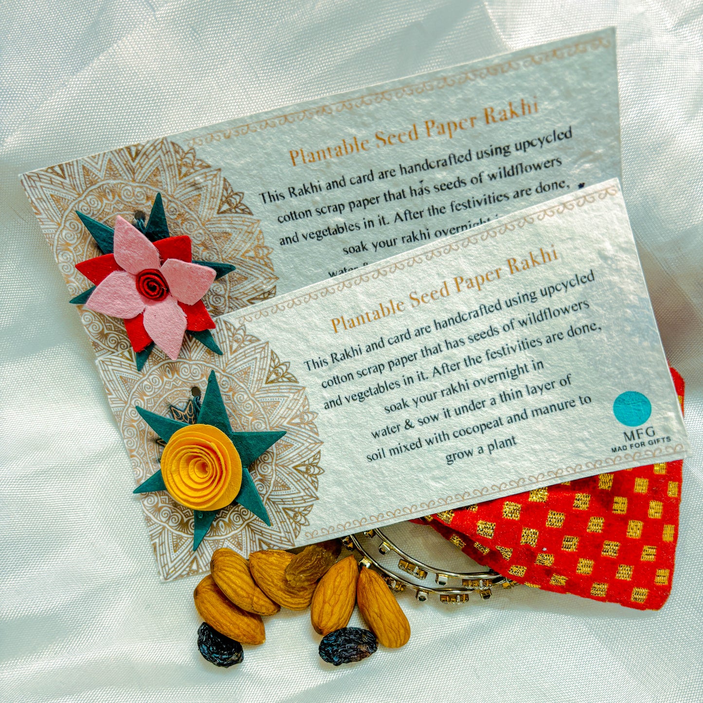 Beautiful Plantable Rakhi Combo