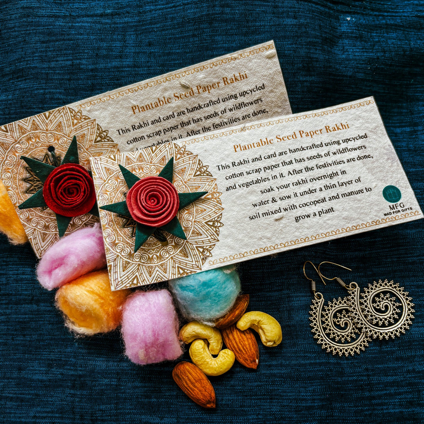 Rose Grow Plantable Rakhi Set