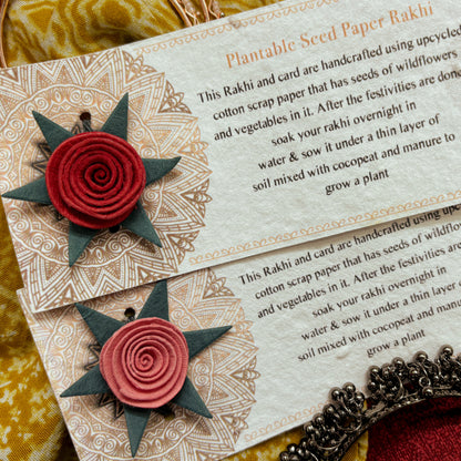 Rose Grow Plantable Rakhi Set