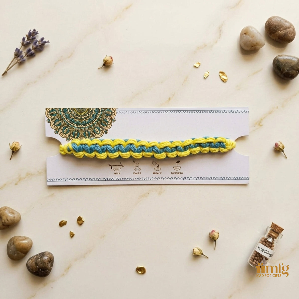 Eco Seed Rakhi with Wildflower Seeds