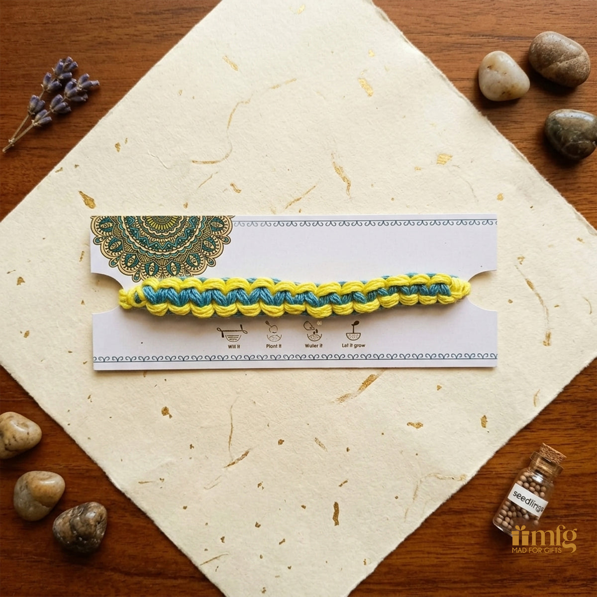 Eco Seed Rakhi with Wildflower Seeds