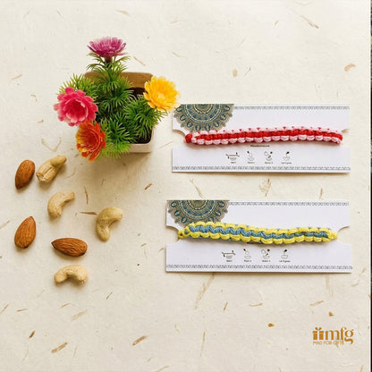 Plantable Sacred Thread Rakhi Combo