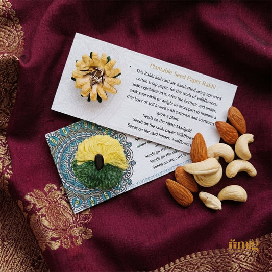 Sunflower & Bloom Seed Rakhi Combo