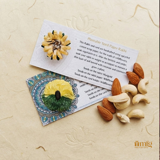 Sunflower & Bloom Seed Rakhi Combo