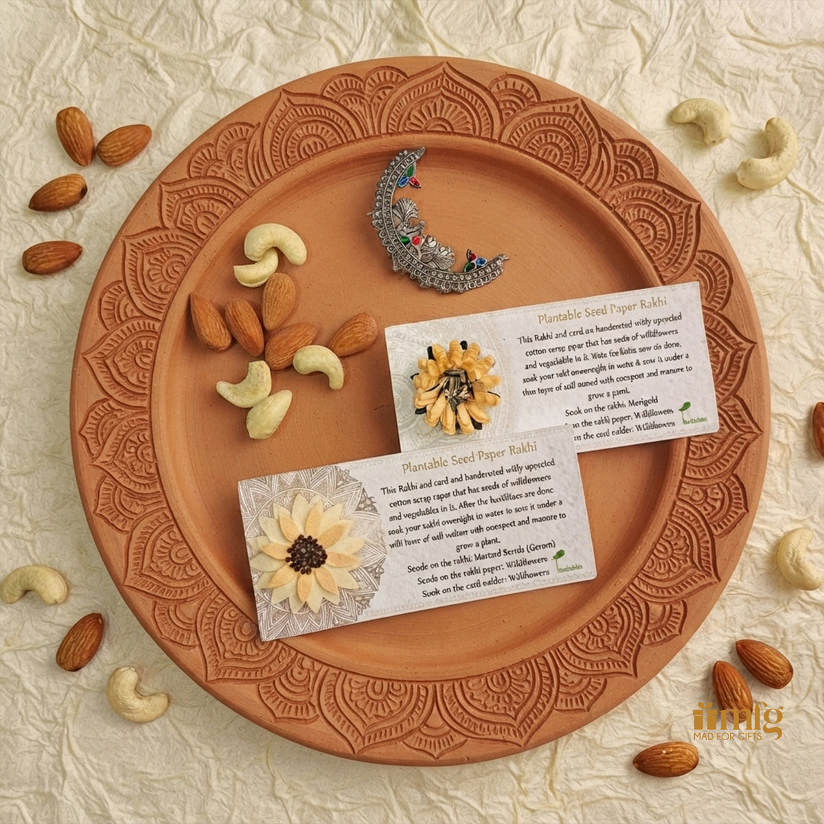 Plantable Seed Paper Flower Rakhi