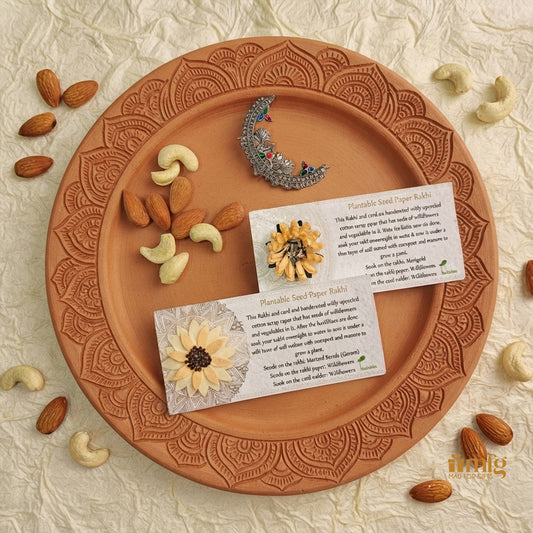 Plantable Seed Paper Flower Rakhi