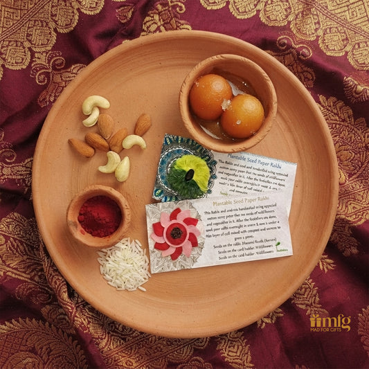 Bloom Together Seed Paper Rakhi Combo