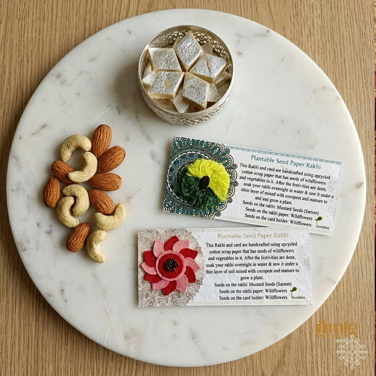 Bloom Together Seed Paper Rakhi Combo