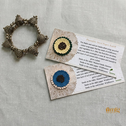 Handcrafted Sustainable Seed Rakhi Gift Set
