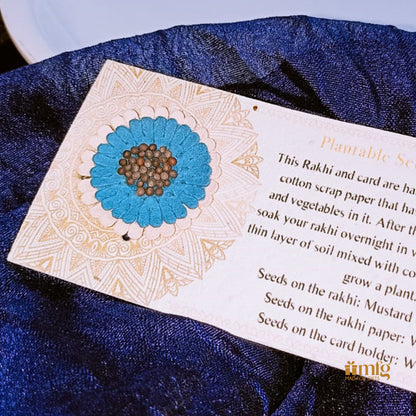 Botanical Seed Rakhi with Plantable Card and Kit