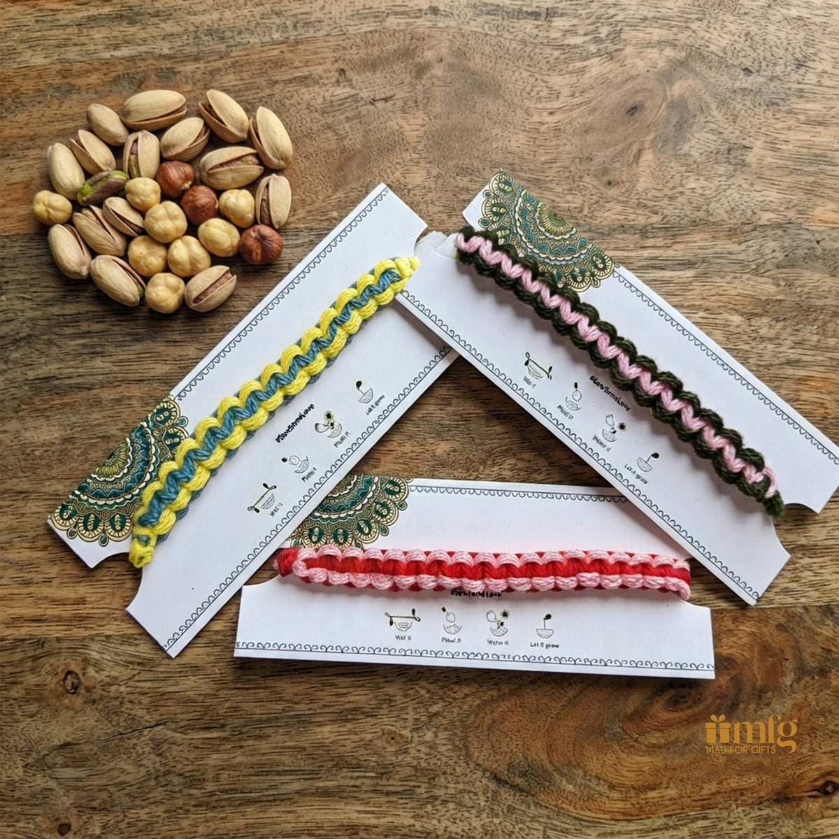 Nature's Knot Plantable Rakhi Set Of 3