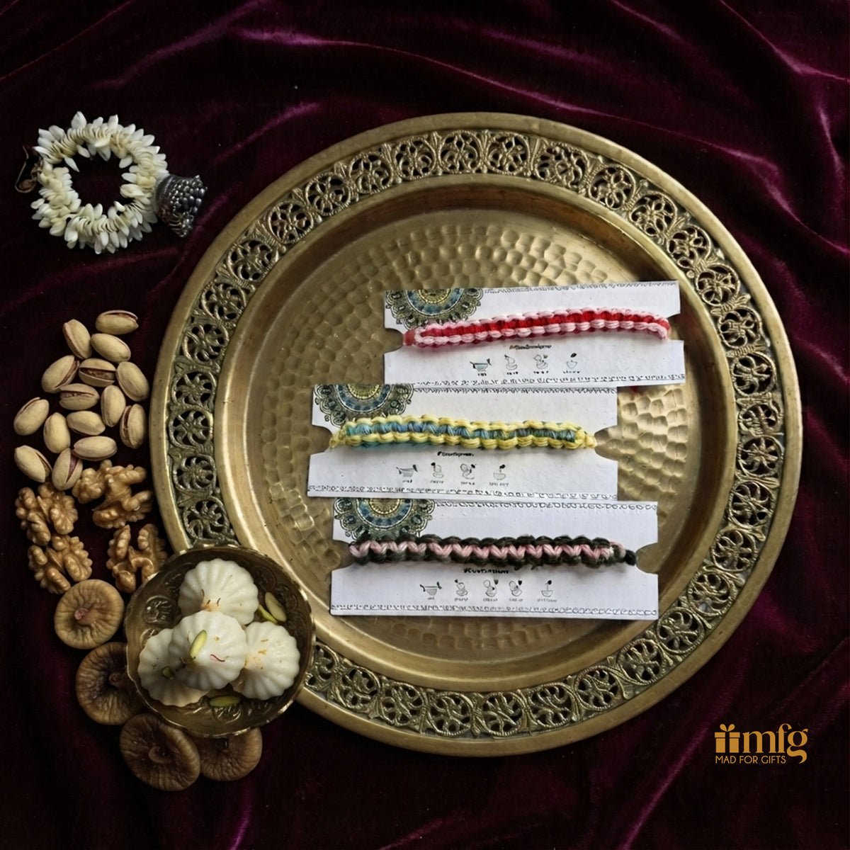 Nature's Knot Plantable Rakhi Set Of 3