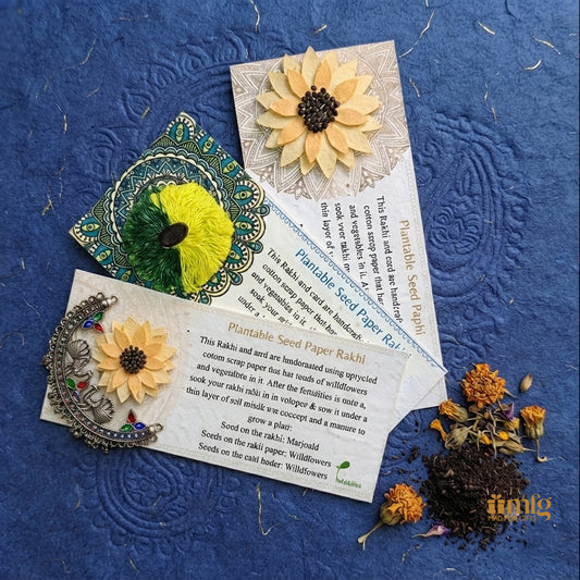 Plantable Eco Rakhi Gift Card Set Of 3