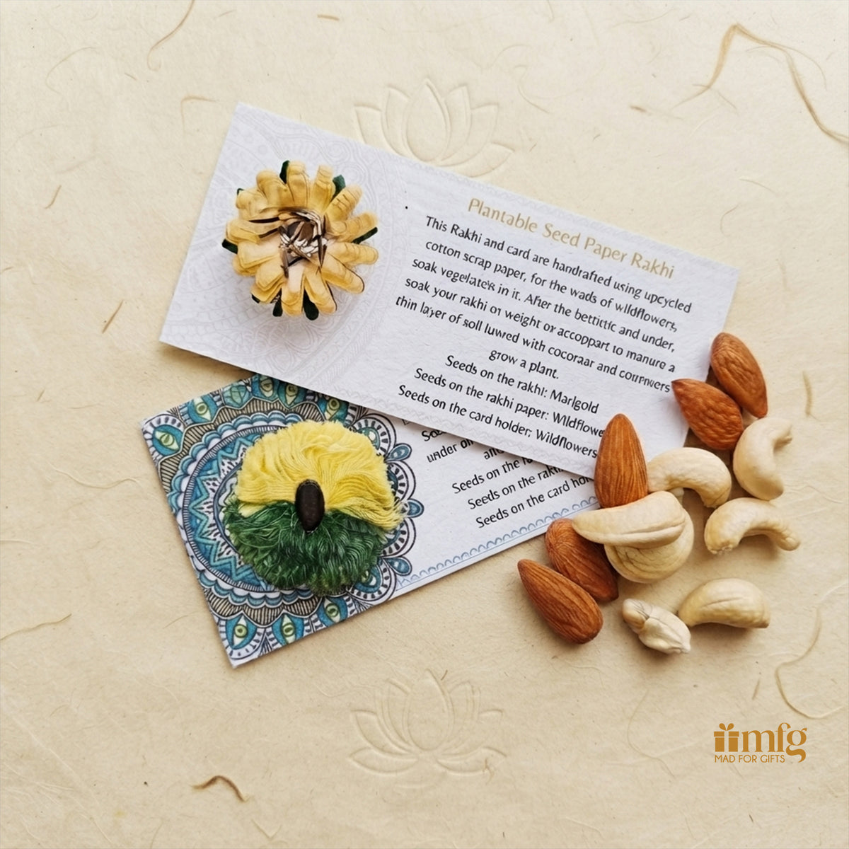 Plantable Eco Rakhi Gift Card Set Of 3