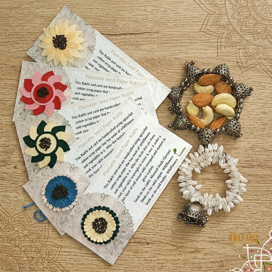 Bloom & Grow Seed Plantable Rakhi Set Of 5