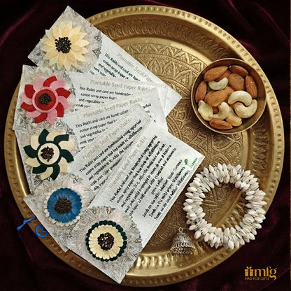 Bloom & Grow Seed Plantable Rakhi Set Of 5