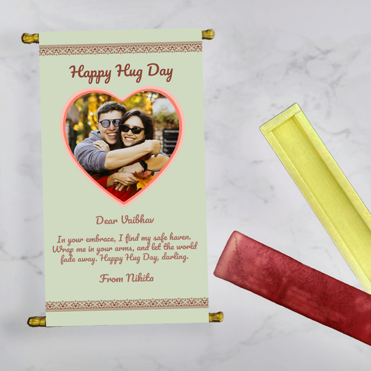 Hug Day Scroll