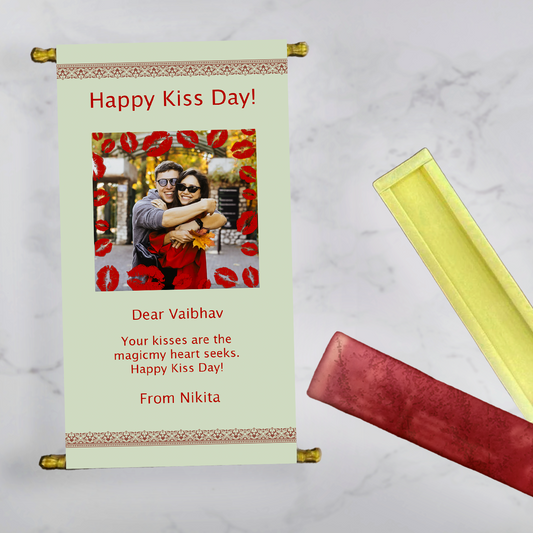 Kiss Day Scroll