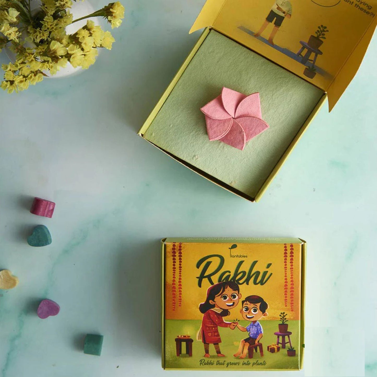 Chucklebud Plantable Rakhi Set Pink