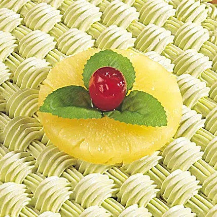 Delicious Coffee With Pista Cake