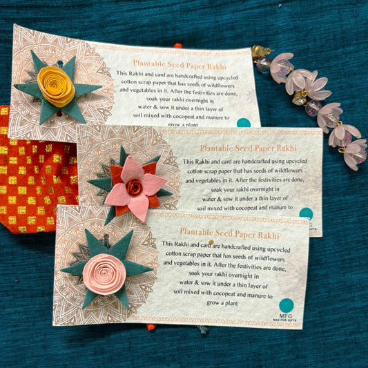 Eco Grow Plantable Rakhi Gift Set of 3