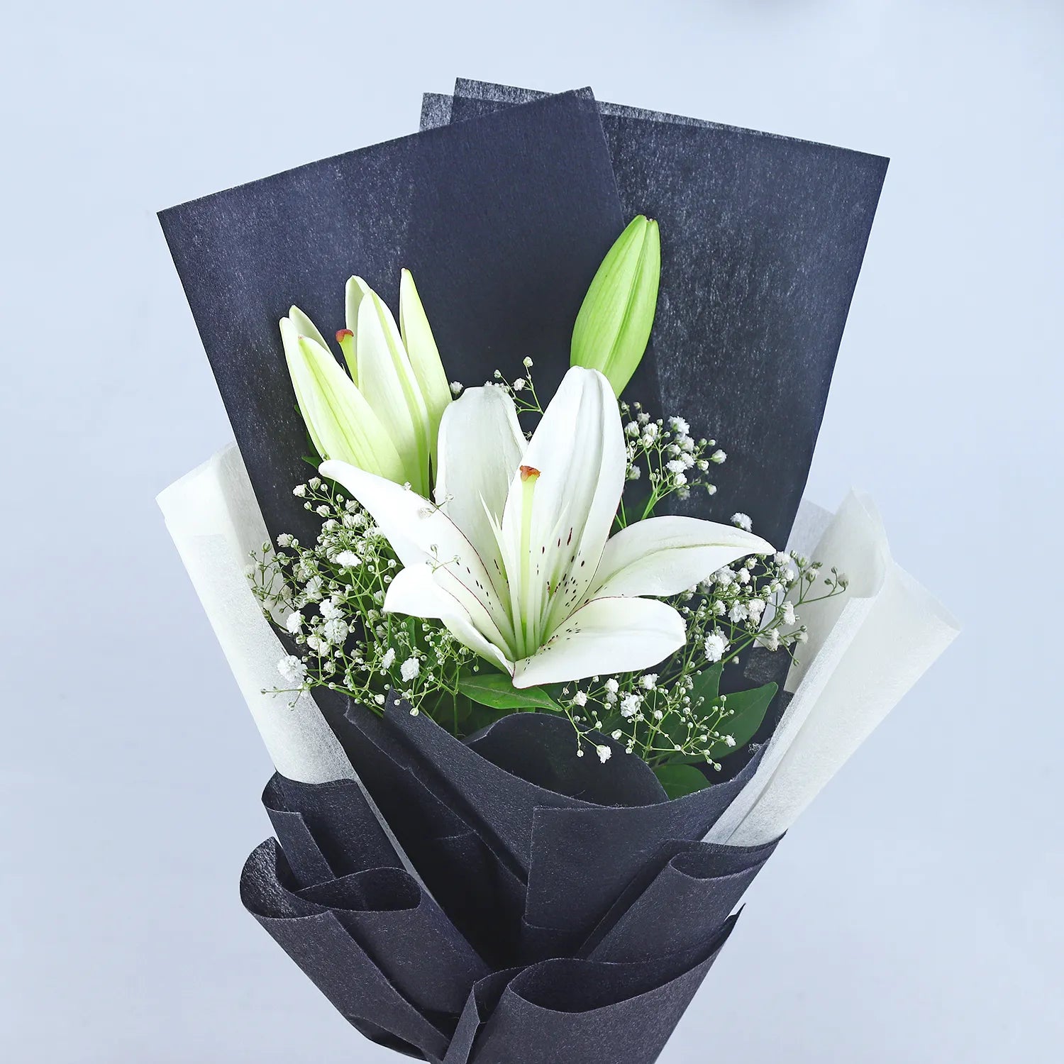 enchantment asiatic lily Send Hues of Enchantment Lily Bouquet Online at Best Price – Mad For Gifts