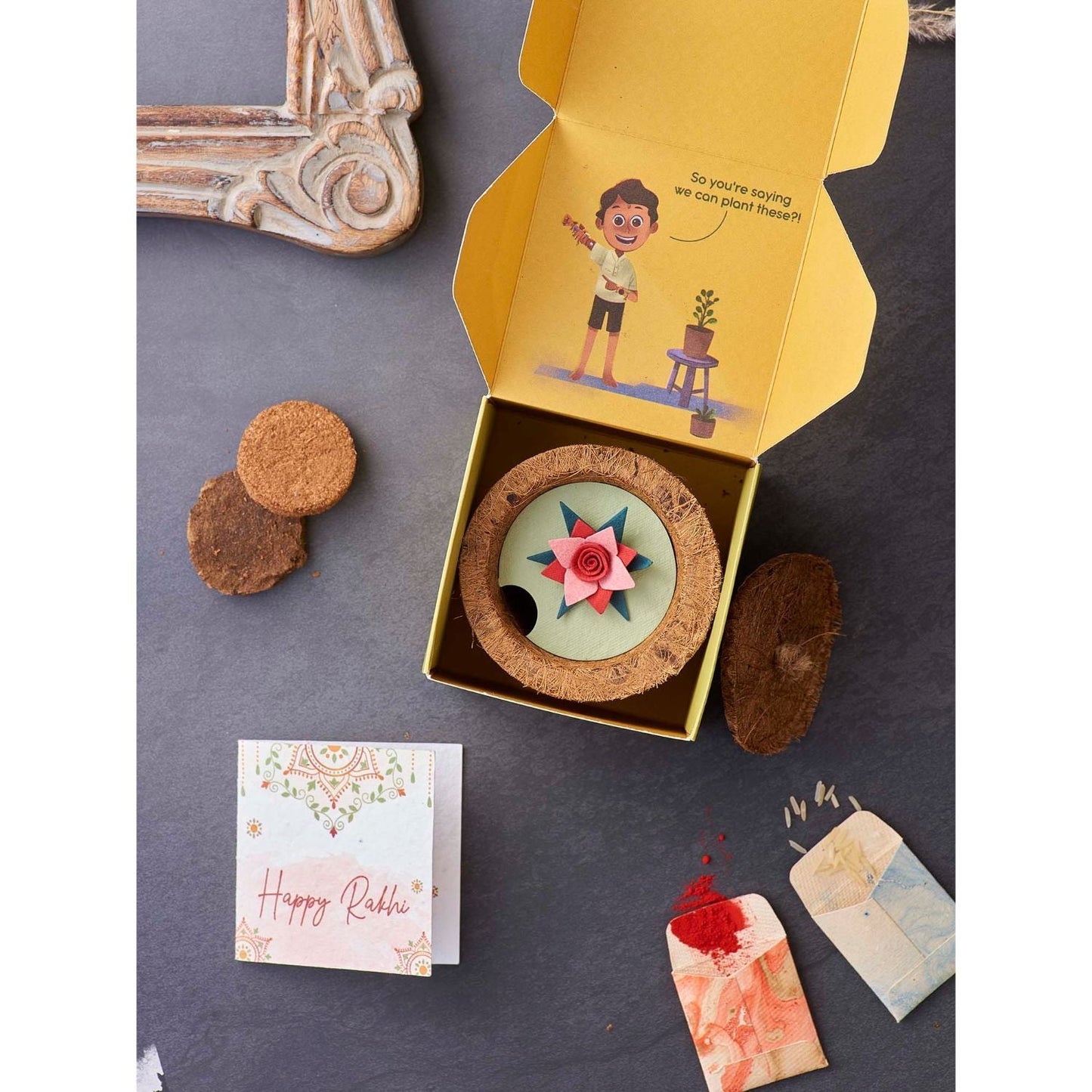 Jasmine Plantable Rakhi N Sustainable Gift Set