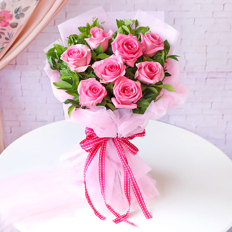 Pink Elegant Rose Bouquet