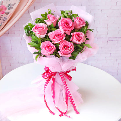 Pink Elegant Rose Bouquet