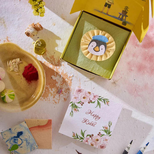 Penguin Plantable Rakhi Set