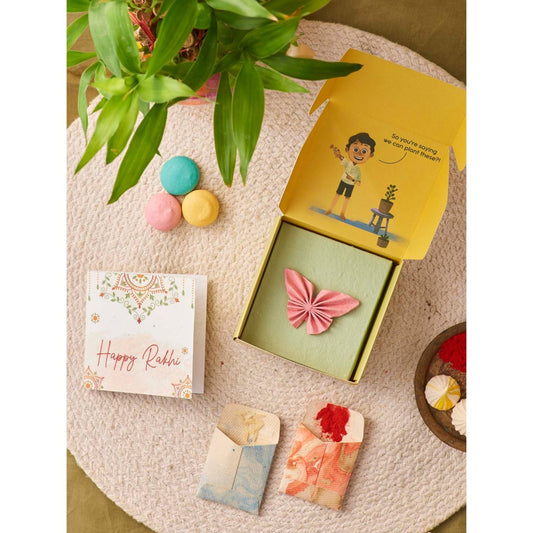 Plantable Butterfly Rakhi Gift