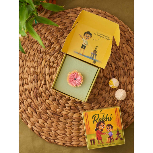 Plantable Punny Bond Rakhi Gift