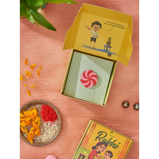 Plantable Wheely Wonka Rakhi Gift
