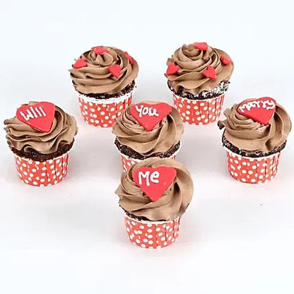 Propose Special Chocolate Cup Cake