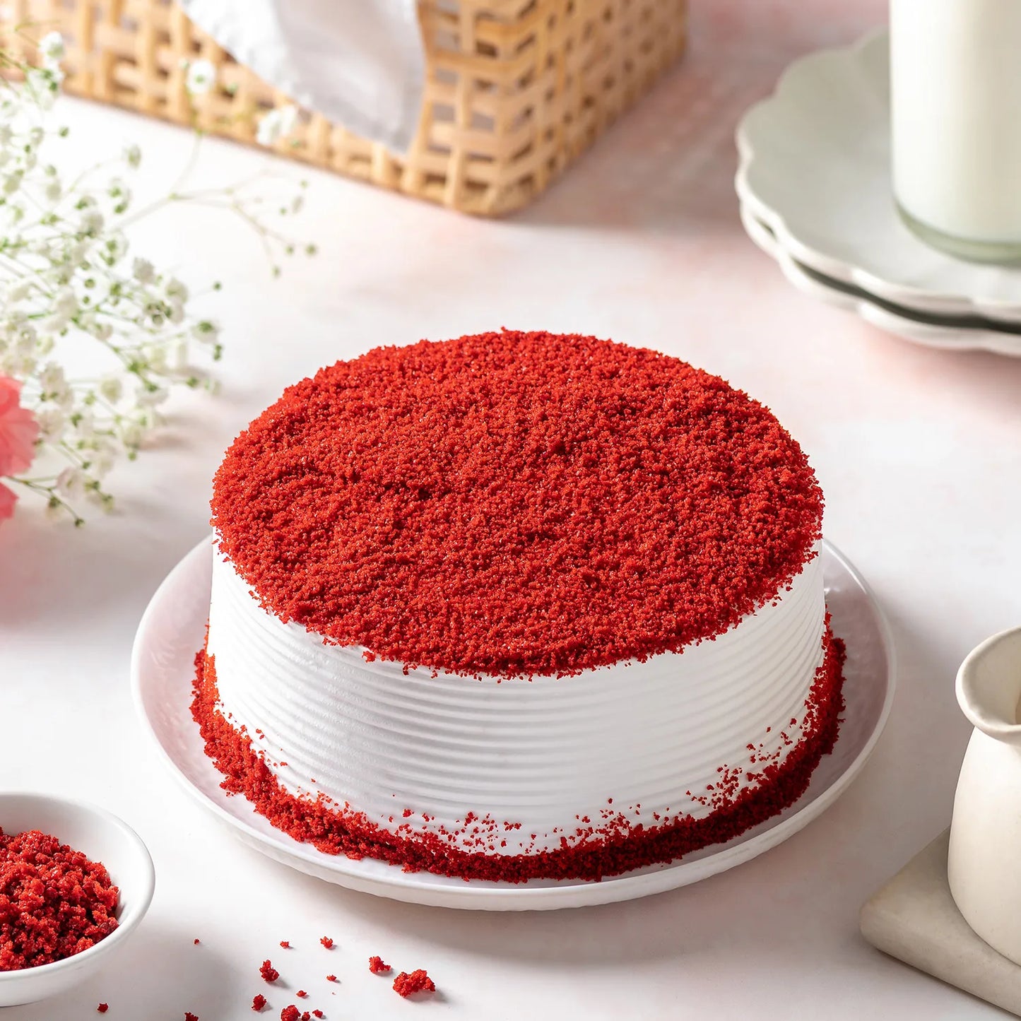 Red Velvet Fresh Cream Cake