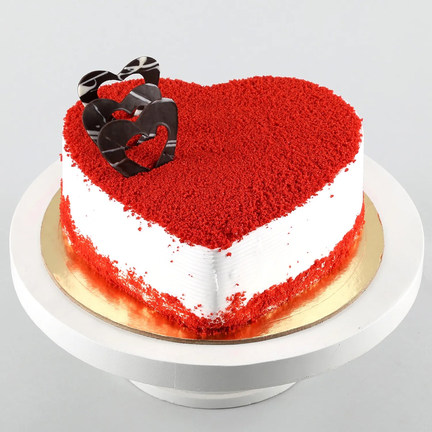 Red Velvet Heart Cake