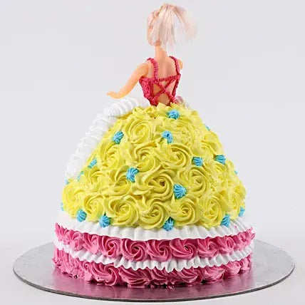 Rosy Barbie Cake Vanilla