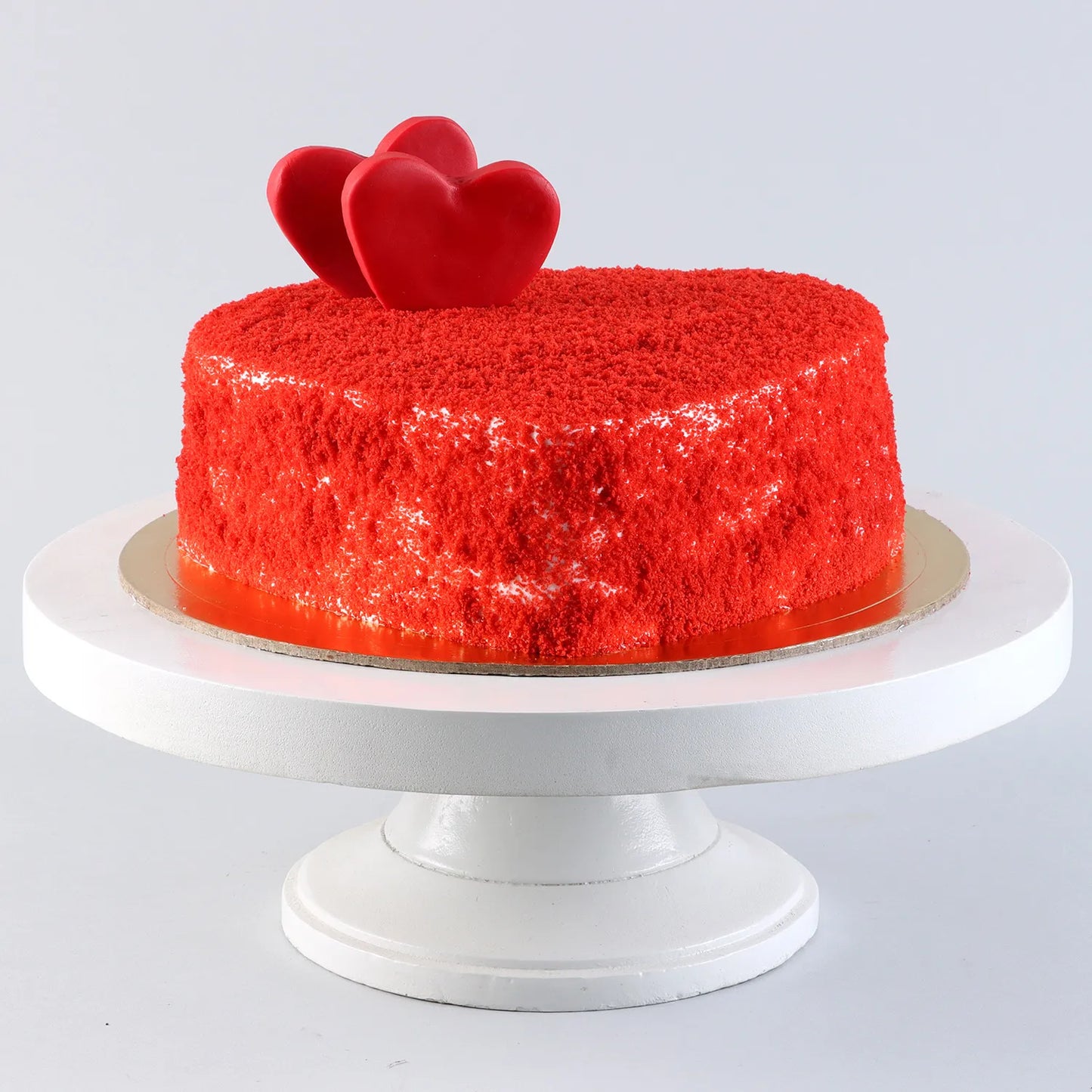 Sweet Red Velvet Heart Cake