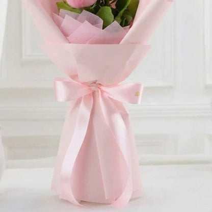 Aqua Pink Roses Rosy Blooms