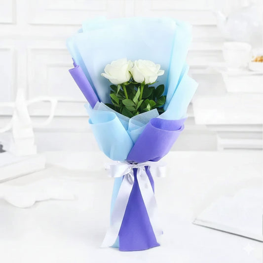 White Duo Rosy Whispers Of Love