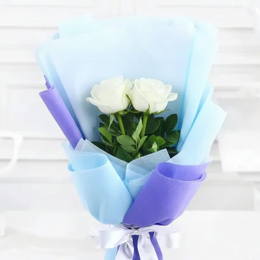 White Duo Rosy Whispers Of Love