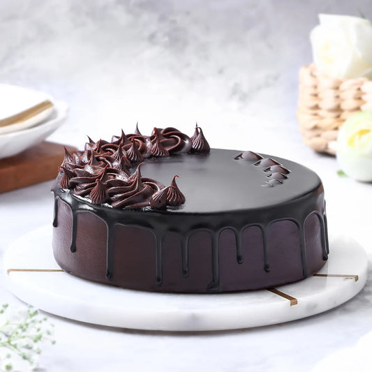 Velvety Chocolate Truffle Cake